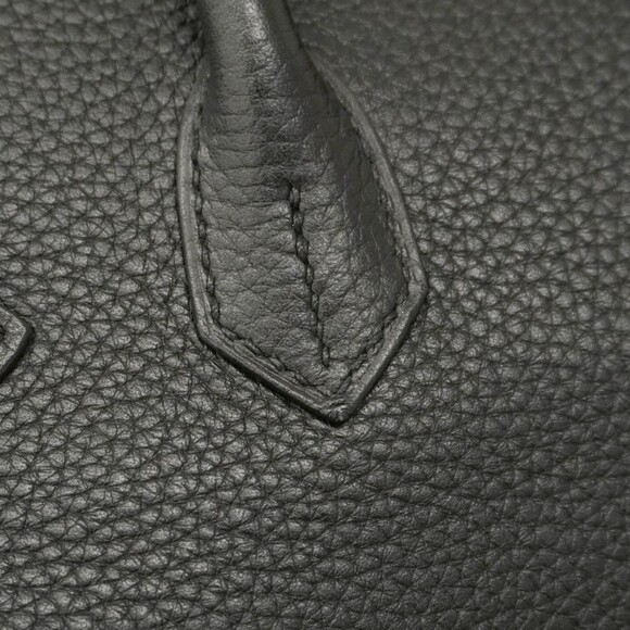 Hermes Hermès Birkin 30 Handbag in Taurillon Clemence Leather, Black, with T ... - Picture 13 of 14